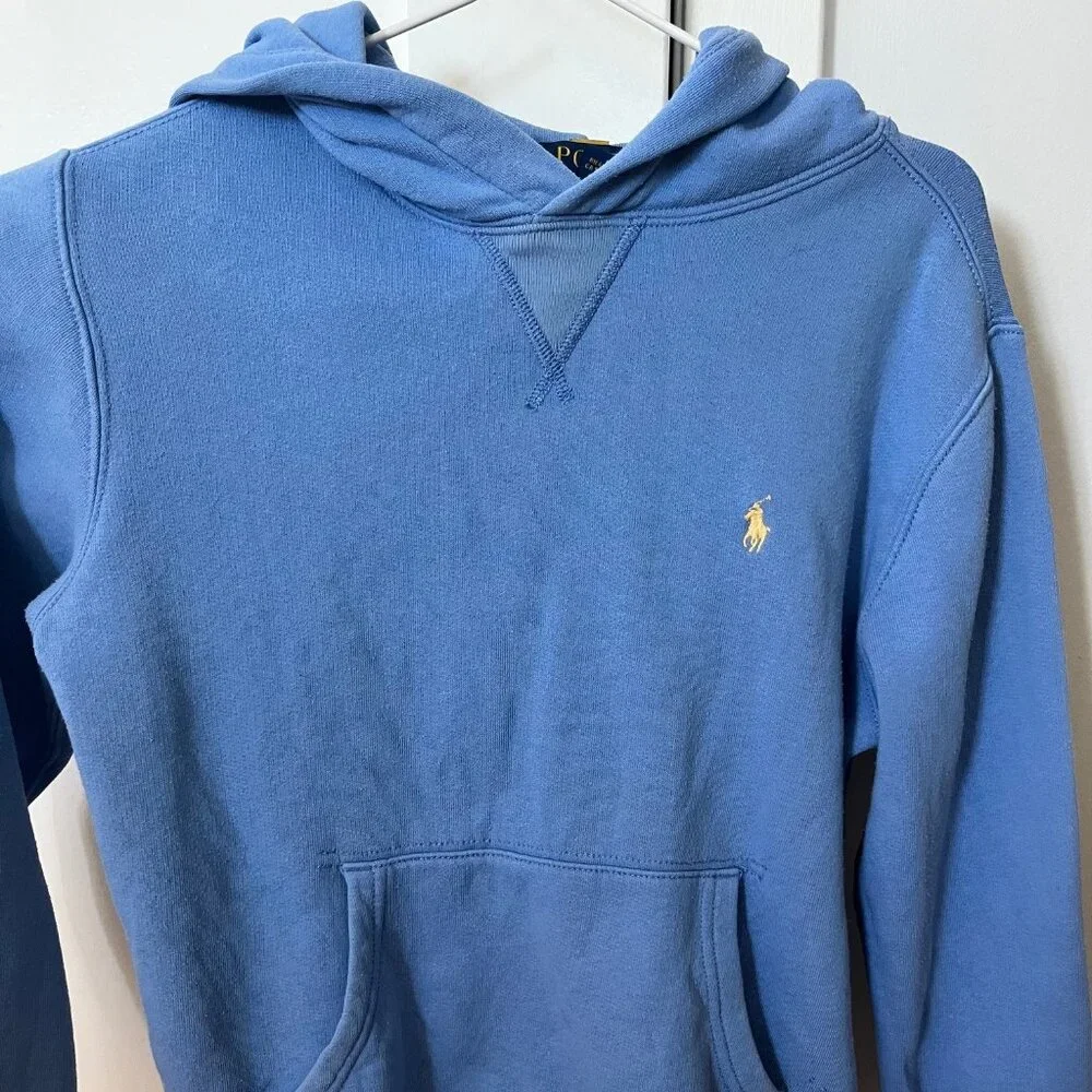 Polo Ralph Lauren Big Boys  Long-Sleeve Fleece Hoodie - Age 10-12 Medium - Picture 2 of 7